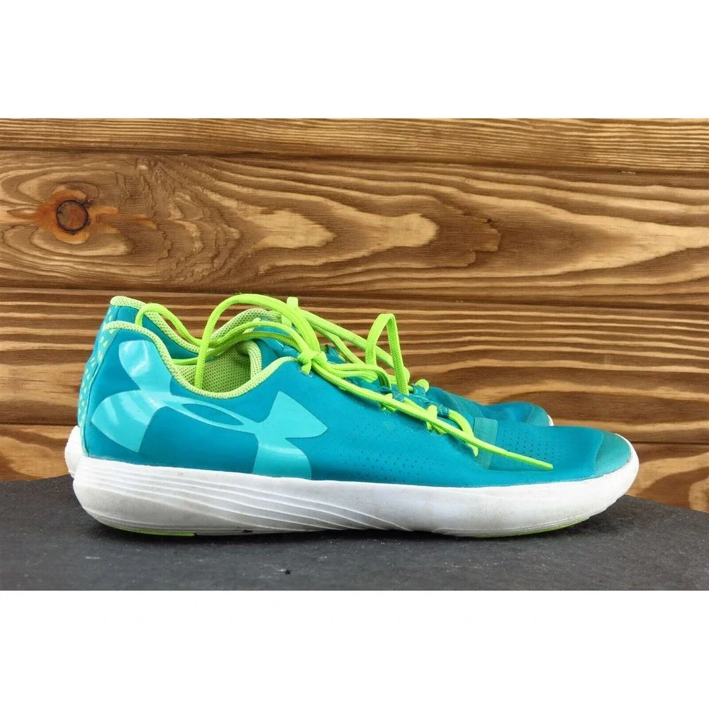 Under armour Youth Girls Shoes Size 3.5‎ M Blue Running Fabric